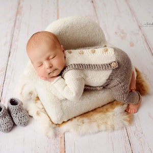 Newborn boy outfit, Newborn Romper, Newborn photo prop, Newborn photo outfit, Newborn photography props, Newborn prop, Photography props