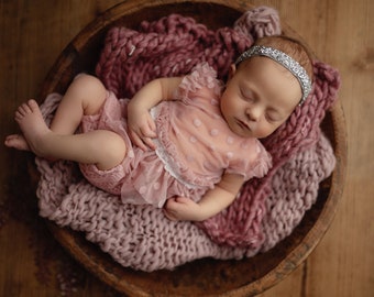 Baby Dress and diaper cover, Baby Girl Dress, Newborn Dress Photo Prop, Newborn photography prop dress, Newborn photo Prop outfit, props