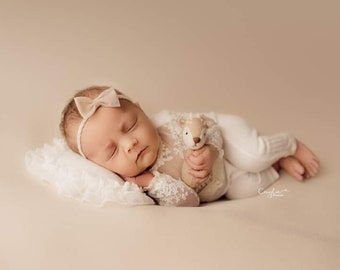 Newborn girl romper 4 colors, Newborn set Photo Prop, Newborn photography prop, Newborn photo Prop outfit, Newborn girl