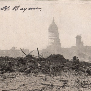 1906 San Francisco earthquake Postcard.