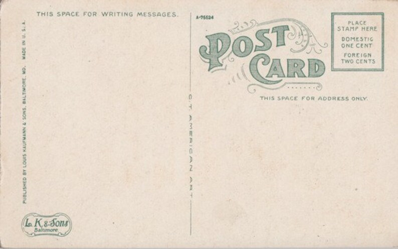 Vintage city postcard Catholic church Newport vintage postcard