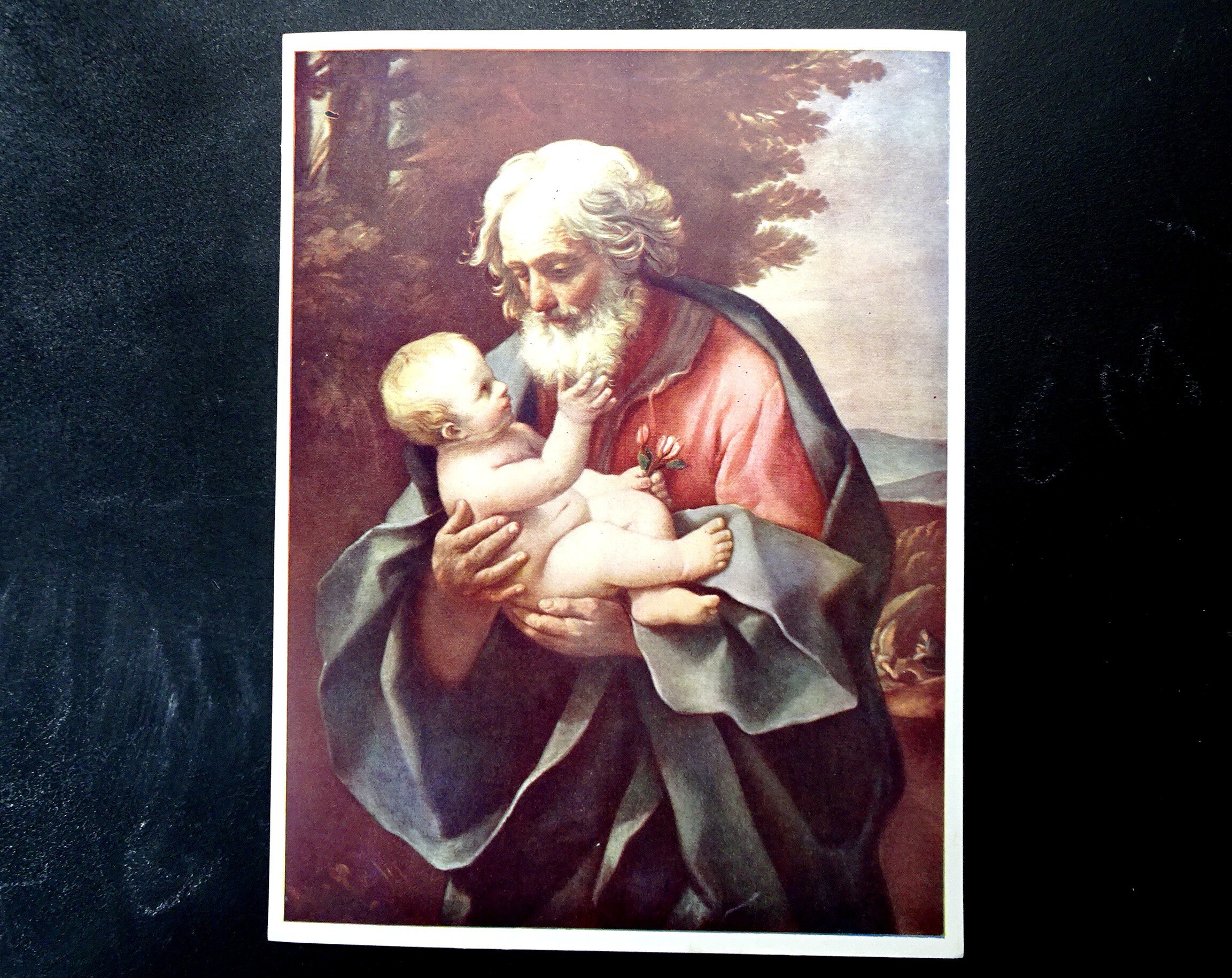 Antique French Religious Print. Numeroted Print. Home Decor.