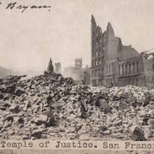 1906 San Francisco earthquake Postcard.