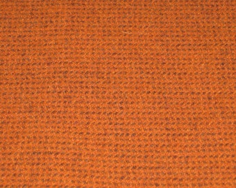 SEEDED SQUASH / Dark Pumpkin  Mill-dyed 100% Wool, 1/4 or 1/2 yard, Washed & Fulled.