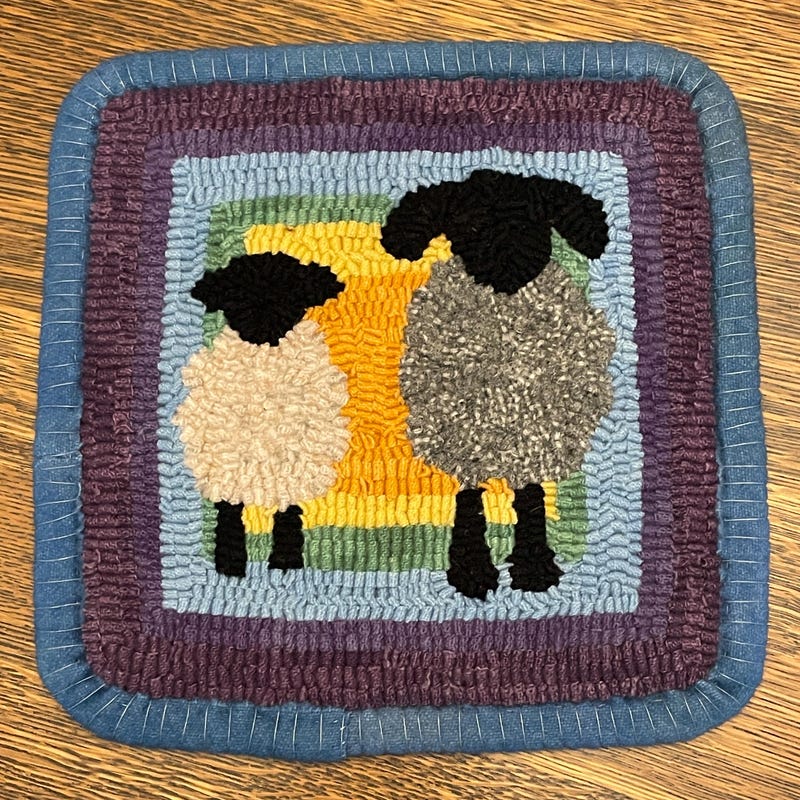 Hooked Wool Rug - Etsy