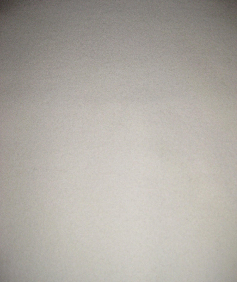 Choose size: Solid Creamy WHITE, Dorr 8120W Not bright white 100 Percent Wool fabric, Felted/Fulled Bild 3