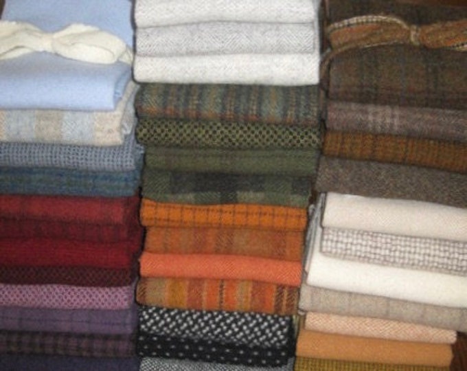 COLORWAY BUNDLES 1/2 Yard Textures Bundles 100% Wool - Etsy
