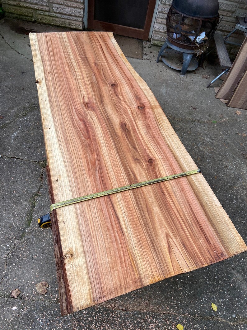 Live Edge Cypress Slab/ Live Edge Wood/ Cypress Wood/ Large Etsy