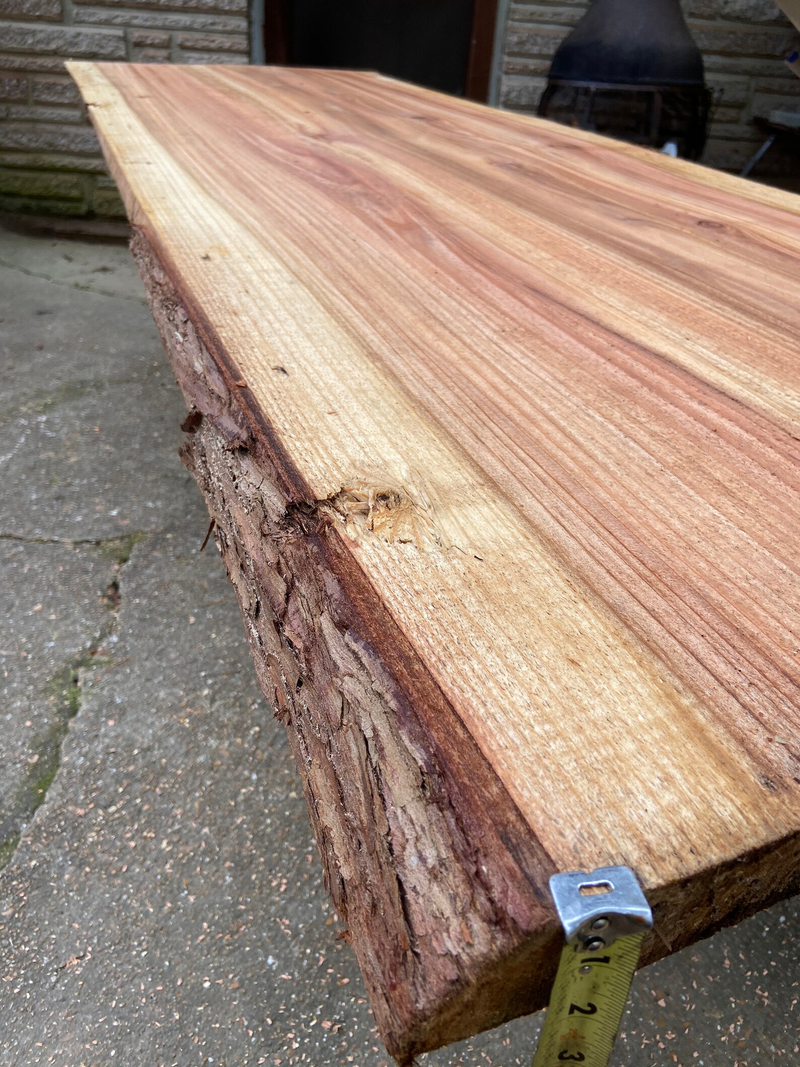 Live Edge Cypress Slab/ Live Edge Wood/ Cypress Wood/ Large Etsy