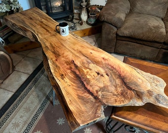 Live Edge Pecan Bar Top Project Wood- Bed Headboard, Unfinished DIY Project Wood - See Details- J&R