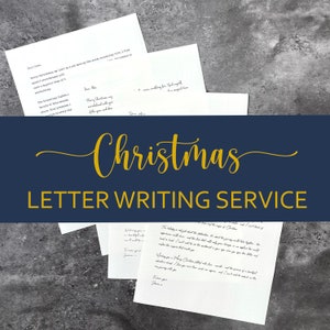 Servicio de redacción de cartas navideñas / Carta de amor para Navidad / Servicio de escritura creativa / Personalizado