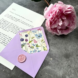 Carta de amor / Flores de primavera / Regalo personalizado / Regalo de boda / Regalo de aniversario / Votos matrimoniales / Propuesta / Cumpleaños