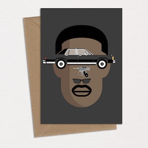 agent J Men in Black Geburtstagskarte Grußkarte Karikatur Pop Art Movie & TV Memorabilie
