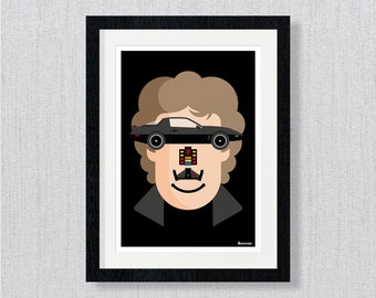Knight Rider Poster Wall Art Print Pop Art Home Wall Decor Caricature Movie & TV Memorabilia