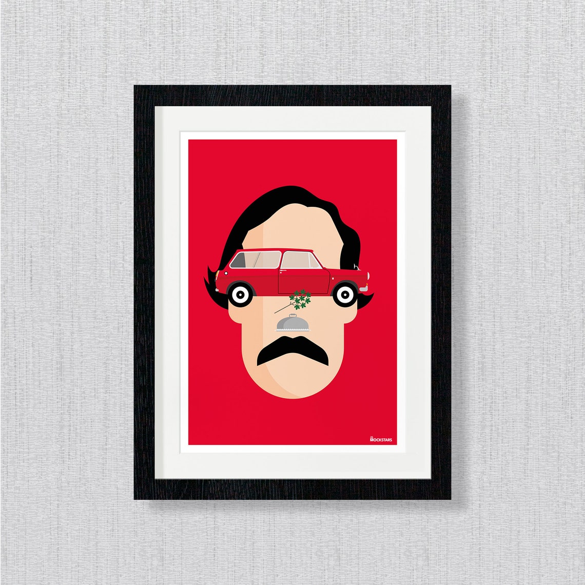 Basil Fawlty Fawlty Towers Poster Wall Art Print Pop Art Home Etsy