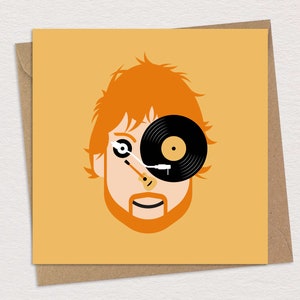 Ed Sheeran Verjaardagskaart Wenskaart Jaren 00 Pop Karikatuur Pop Art Muziek Memorabilia