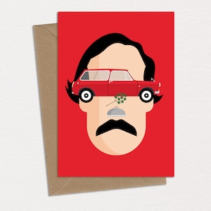 Basil Fawlty Fawlty Towers Biglietto di auguri di compleanno Caricatura Pop Art Film e cimeli TV