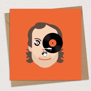 Phil Collins Birthday Card Grußkarte 80er Jahre Pop Karikatur Pop Art Musik Memorabilie