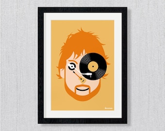 Poster di Ed Sheeran, stampa artistica da parete, decorazione da parete per la casa in stile pop art