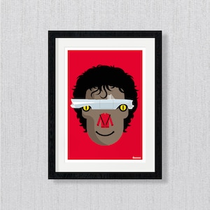 Affiche de Michael Jackson, art mural, roi de la pop, thriller, caricature, souvenirs de musique pop art