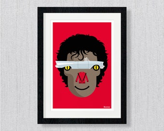 Michael Jackson Poster Wall Art King of Pop Thriller Caricature Pop Art Music Memorabilia
