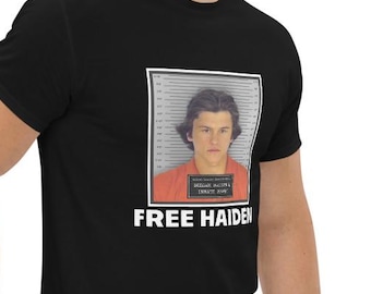 Free Haiden Deegan Funny Arrest Mugshot T-Shirt Team Yamaha Motocross Star Racing Tee Shirt