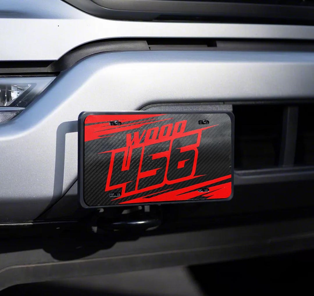 Custom Racer Rider License Plate Tags | Carbon Fiber Acrylic ...