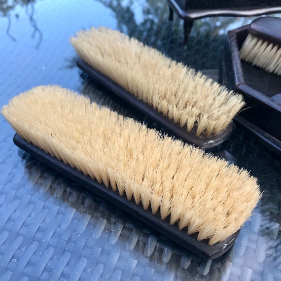 Gentleman's Wooden Clothes Brush Real Ebony Wood … - image 3