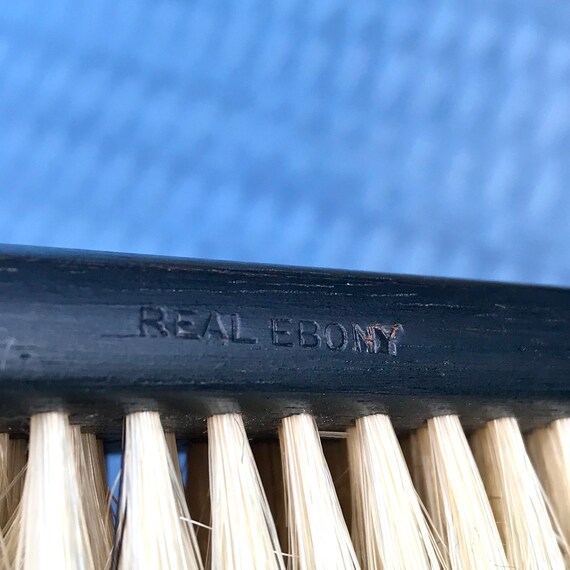 Gentleman's Wooden Clothes Brush Real Ebony Wood … - image 4