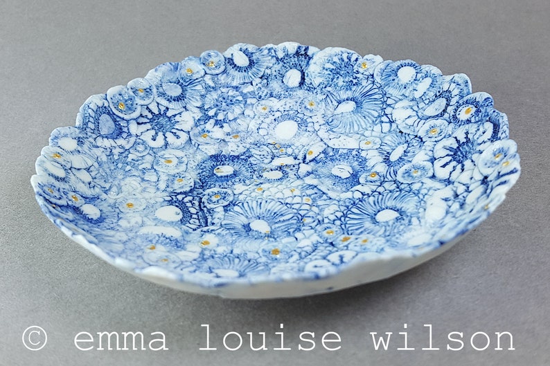 Porcelain Patchwork Cup and Saucer #08