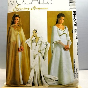 EVENING DRESS CAPE McCall's 4378 Sewing Pattern: Plus Size 12-24