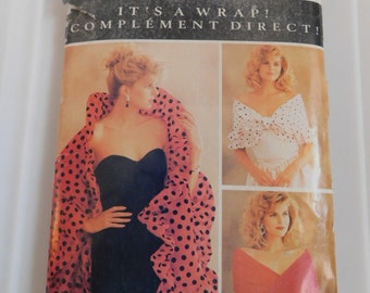 Butterick 6982 Womans Dress Wraps and Scarves Pattern One Size Pattern destash