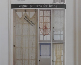 Vogue Curtains Toppers 7679  Door Treatments Sheers Pattern destash