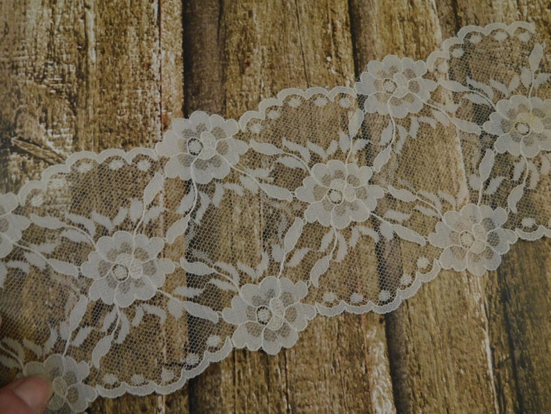wide lace trim by the yard
