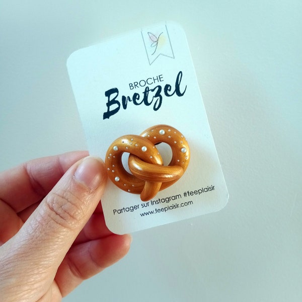 Broche Bretzel Pin's Pretzel