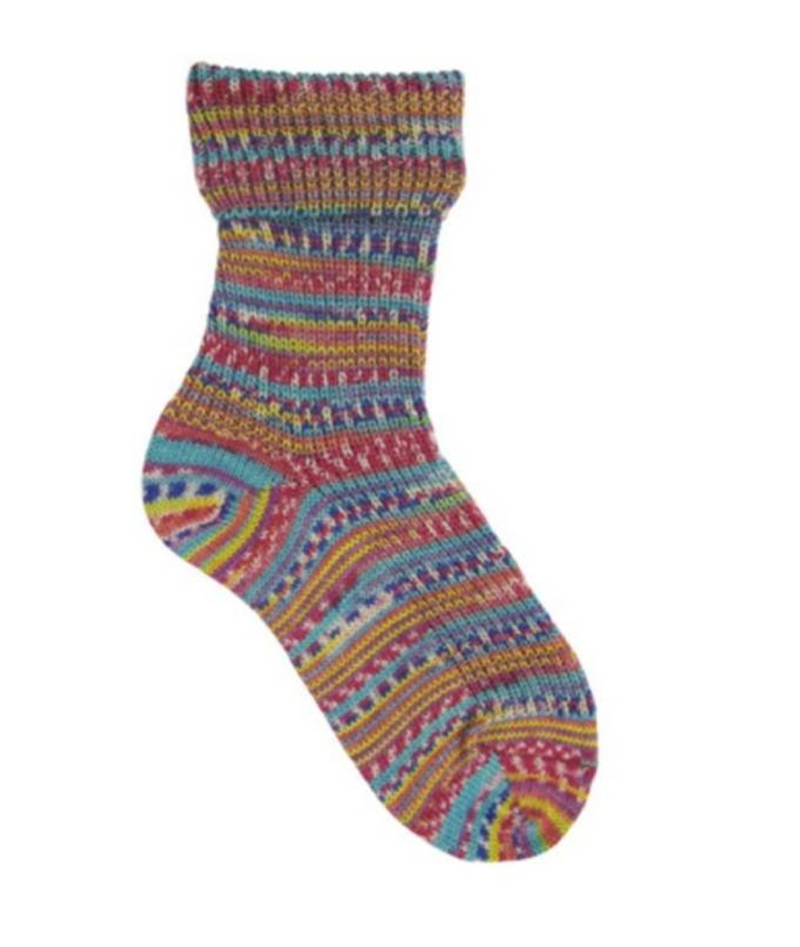 Opal yarn Self striping sock knitting kit | Etsy