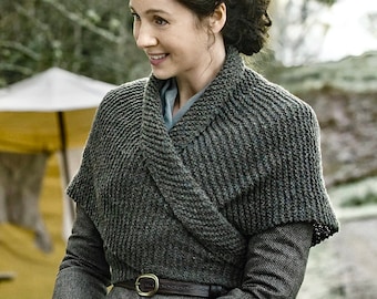 Outlander Season 6 Shawl, Triangle Sweater Wrap, Scarf for Women, Shoulder Warmer, Outlander Gifts, Gift for Mother, Her, Girlfriend