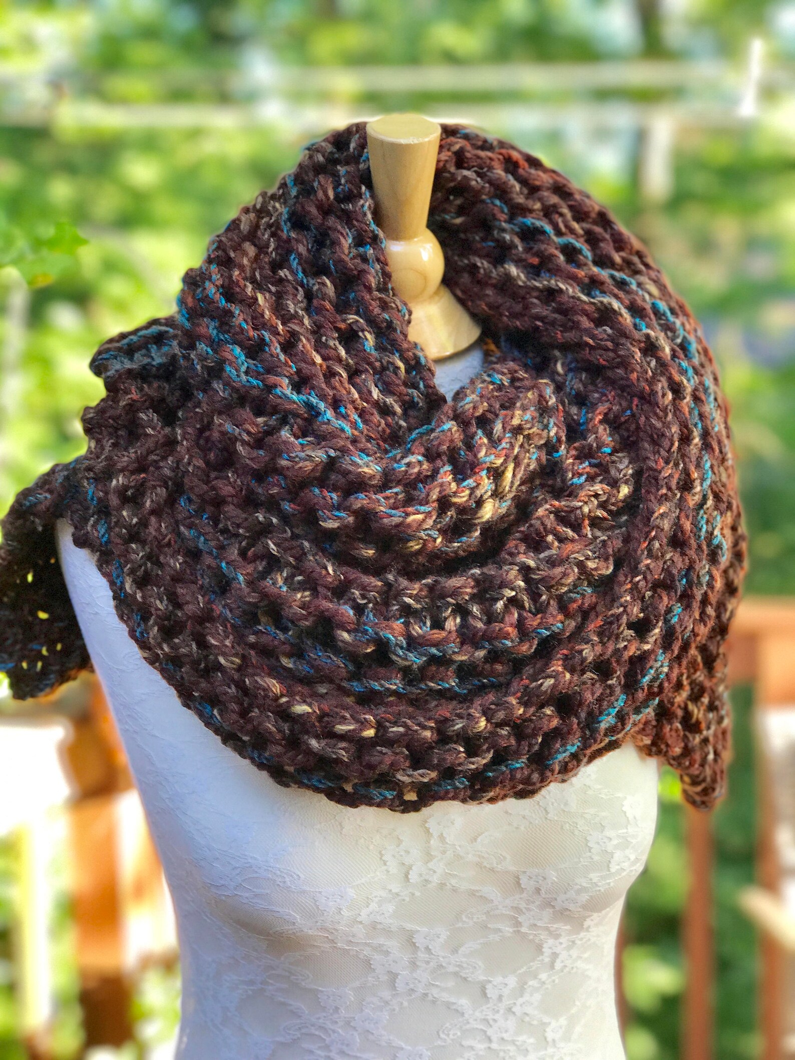 knitted shawl for ladies