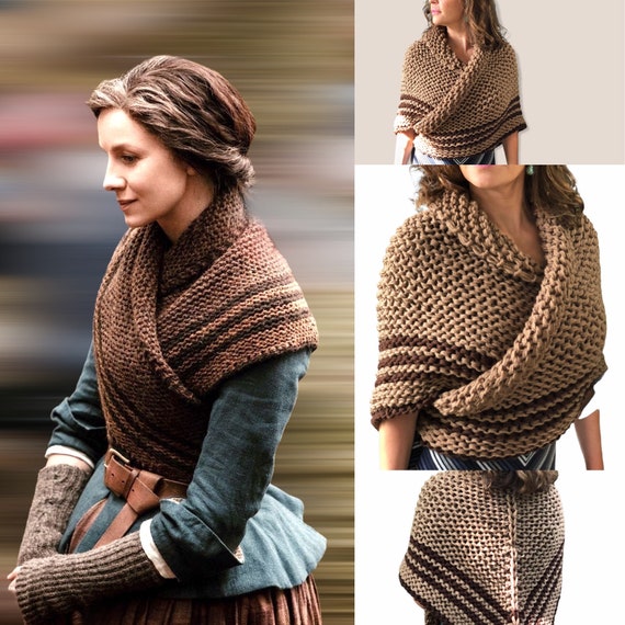 Outlander Shawl Triangle Shoulder Wrap 