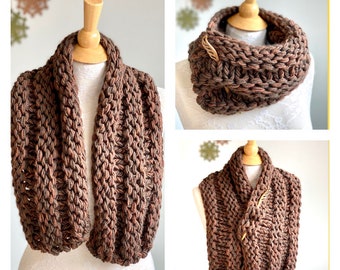 Outlander Sassenach BrownScarf, Shawl, Cowl, Wrap, Shoulder Warmer in Off White and Beige Multi Color