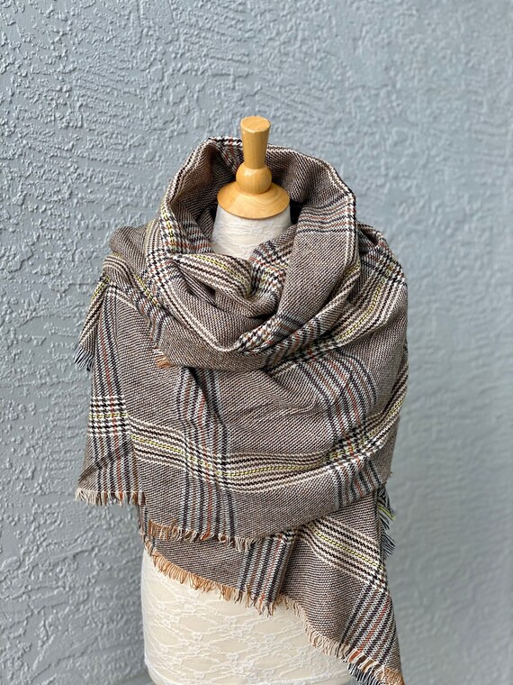 See Design Cotton Scarf Wall Moss/Beige