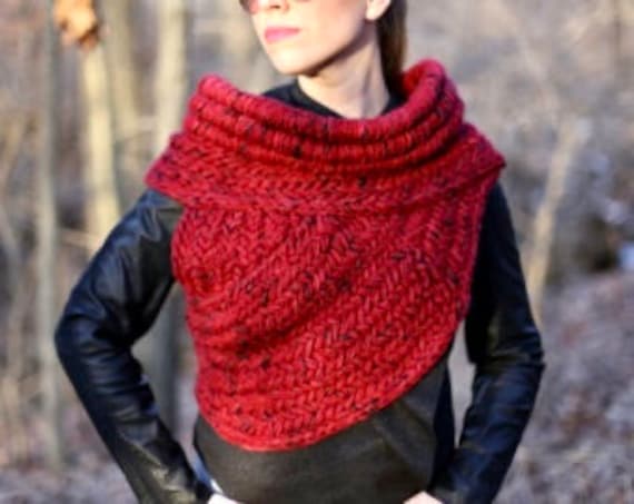 Katniss Huntress Cowl Sweater Vest 