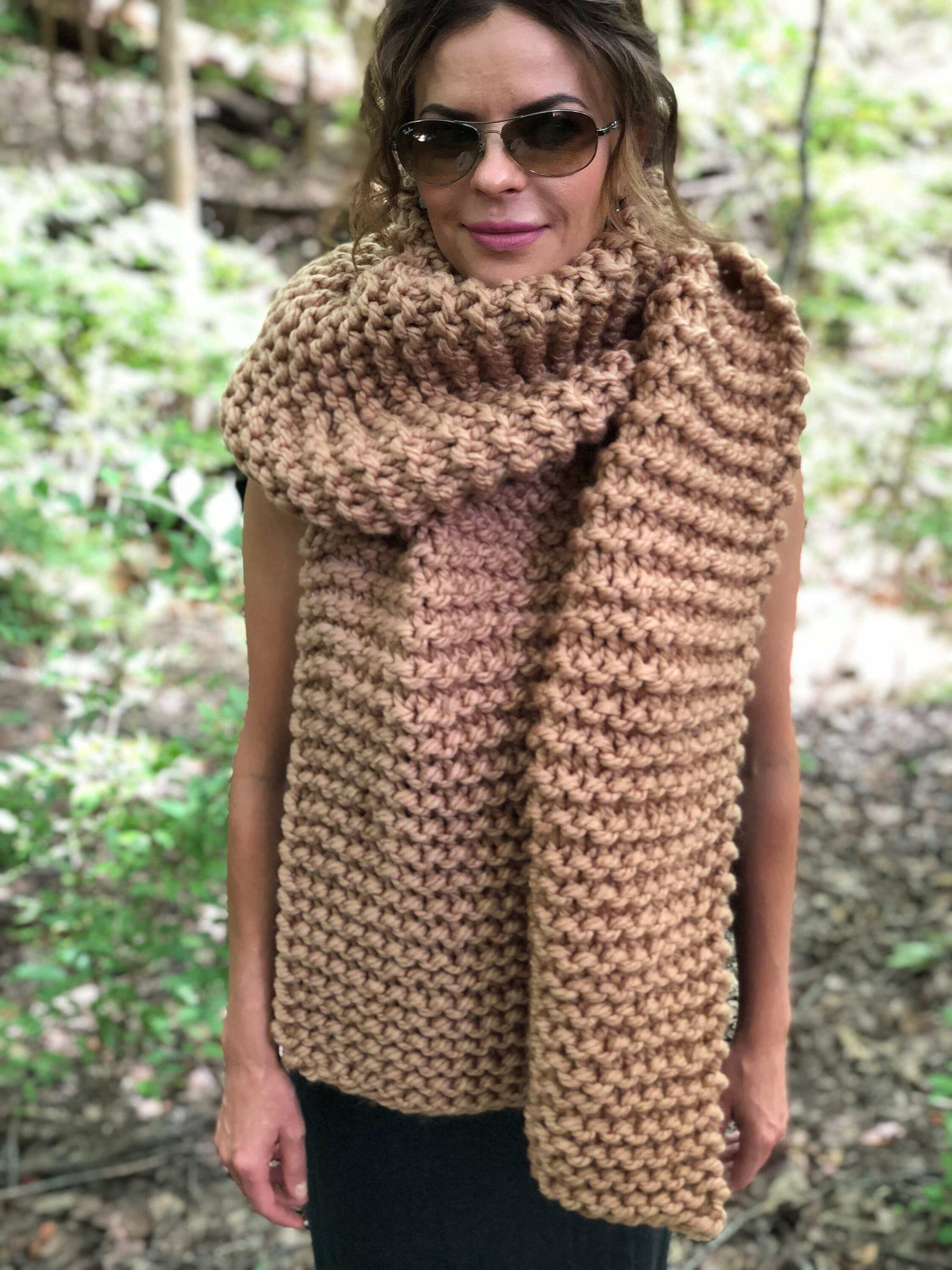 Giant Chunky Knit Scarf - Gods Gifts
