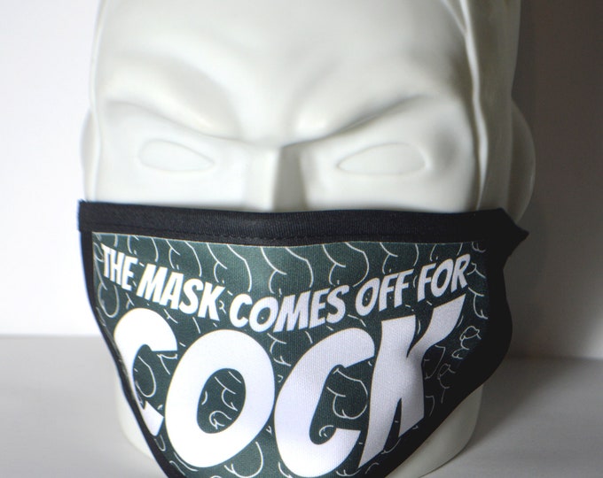 The Mask Comes off for Cock Face Mask Naughty Face Cover - Etsy