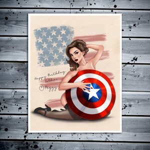 Peggy Carter Pinup Art Print