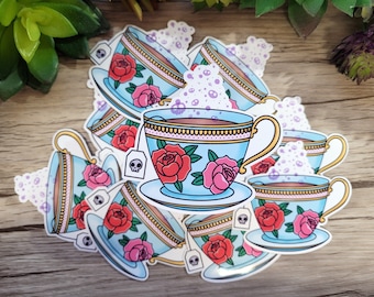 Cute But Deadly Tea Sticker