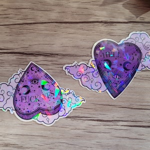 Pegatinas holográficas Ouija Planchette