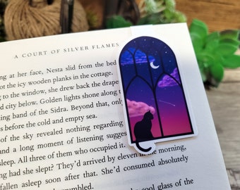 Cat Window Magentic Bookmark