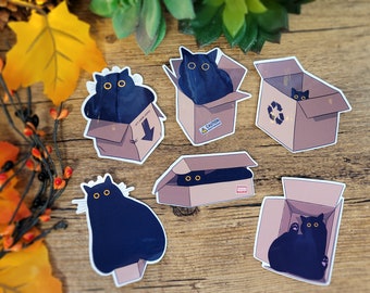 Box Cat Sticker Pack