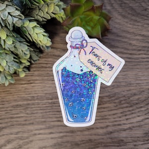 Tears Of My Enemies Potion Holographic Sticker